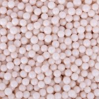 Posyp perličky krémově bílé 7 mm 50g