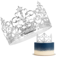 Silberne Krone 10 cm