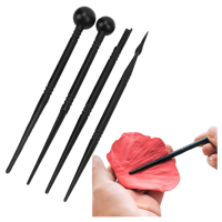 Modellierwerkzeug – Kugeln und Stäbe, 4 Stück