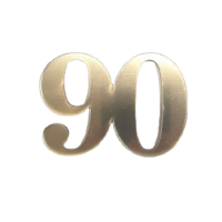 Zápich zlatý akryl č.90