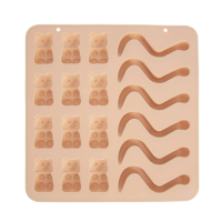 Silikonová forma na pečení medvídci/žížaly