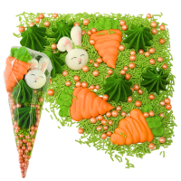 Osterstreusel – Hase, Karotte, Baiser