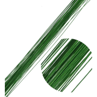 Grüner Draht 36 cm - 50 Stück