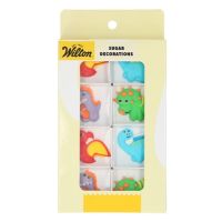 Sada cukrové dekorácie dinosaury 8 ks