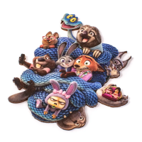 Zápich Zootropolis 2 dřevo