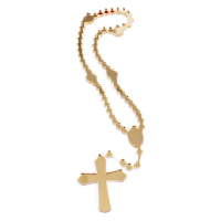 Ruženec zlatý akryl