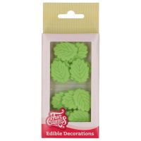 Green sugar leaves set of 12 pcs