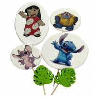 Zápich - Lilo a Stitch 6 ks cukrový