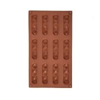 Forma na tyčinky so vzorom silikón 12 ks