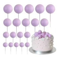Embossing balls lavender matte 20 pcs