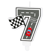 Candle racing car no.7