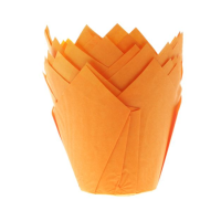 Košíčky tulipánové-oranžové 36ks
