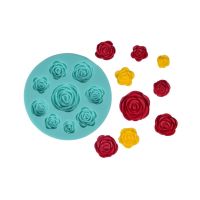 Silikonform Rosen 9 Designs