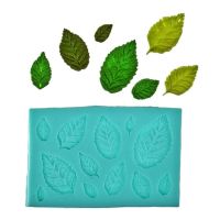 Silicone mold rose leaves