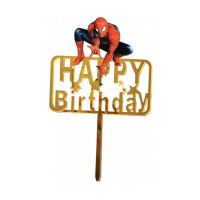 Zápich  Happy birthday Spiderman