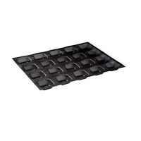 Mold silicone / fiberglass square 20 pcs