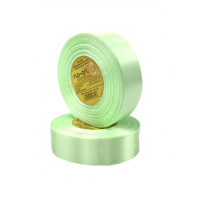 Pistachio green satin ribbon