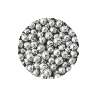Posyp perličky strieborné 8 mm 60 g