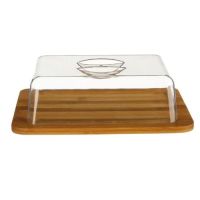 Bamboo tray with lid