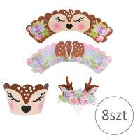 Wgłębienia i brzegi muffinek Bambi 8 szt