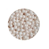 Posyp hrášok perleť ecru 4 mm 60 g