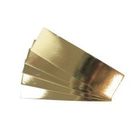 Thin gold mat 35x10 cm 5 pcs