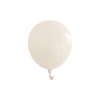 Balóny pastelovo biela12 cm - 200 ks