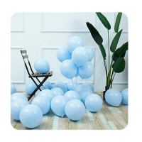 Balóny pastelovo modré 12 cm - 200 ks