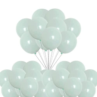 Balóny pastelové mätovo-zelené 30 cm - 100 ks