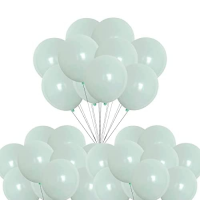Balony pastelové mátově zelené 30 cm - 100 ks