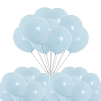 Balóny pastelové modré 25 cm - 100 ks