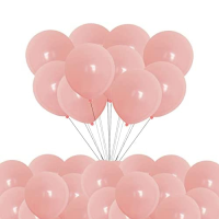 Balóny pastelové ružové-broskyňové 25 cm - 100 ks