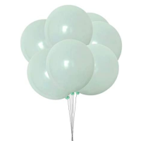 Balóny pastelové zelené 25 cm - 100 ks