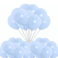 Balóny pastelové granatovo modré 30 cm - 100 ks
