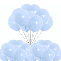 Balony pastelowy granat niebieski 30 cm - 100 szt