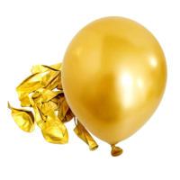 Balloons metallic gold 30 cm - 50 pcs