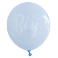 Balóny - modré It's a Boy 30 cm - 6 ks