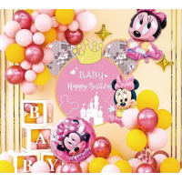 Girlanda balóny + plagát Myška Minnie