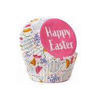 Košíčky papierové veľkonočné Happy Easter 75 ks
