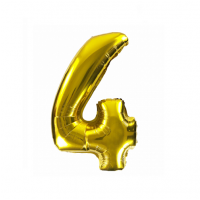 Balón zlatý 106 cm č. 4