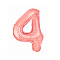 Balón ružovo-zlatý 100 cm č. 4