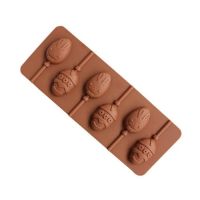 Forma silikon lízátko vajíčko 6 ks