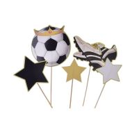 Punch - ball, football boots, stars 5 pcs