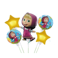 Balóny - Máša zlaté 5 ks