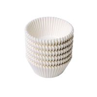 White paper cups 5 cm 20 pcs