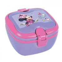 Rosa-lila Minnie-Snackbox