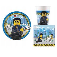 Lego Partyset - Teller, Becher, Servietten 8-tlg