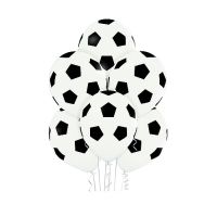 Balloons - soccer ball 6 pcs