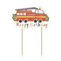 Zápich - Happy Birthday - Hasičské auto