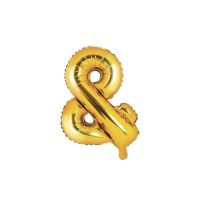 Balón zlatý písmeno & 40 cm